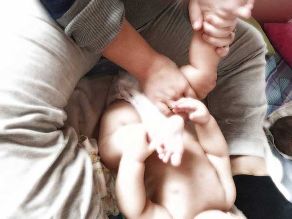 Massaggio del bambino